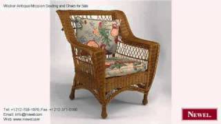 http://www.newel.com/Wicker-Mission-seating-antiques-n102.html - Newel.com: Wicker Antique Mission Seating and Chairs for Sale 