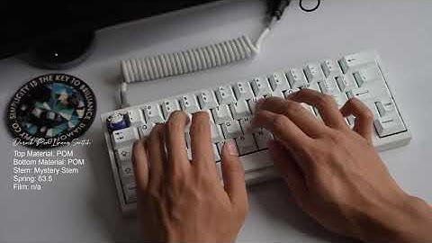 Ai03 Polaris / POM Plate / Durock POM Switches Sound Test