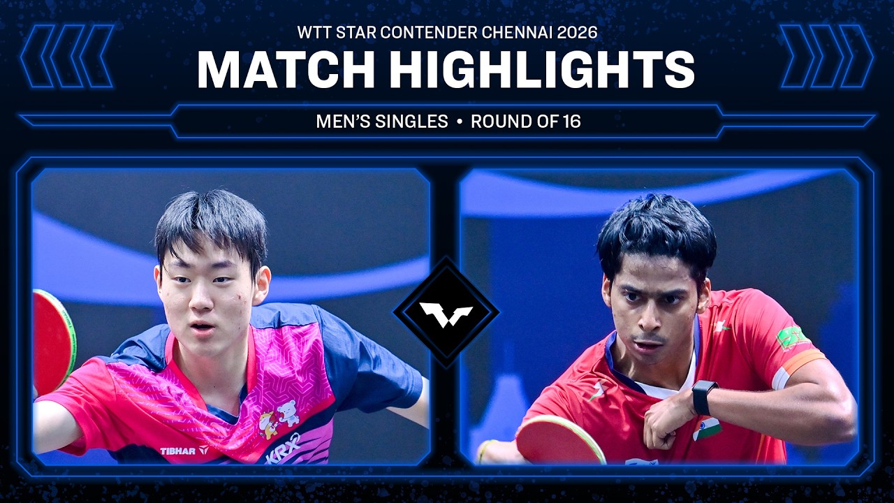 Oh Junsung vs Snehit Suravajjula | MS R16 | #WTTChennai 2026