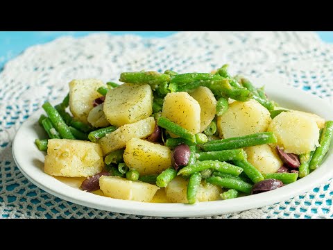 Greek-Style Green Bean & Potato Salad (Vegan Recipe for Lent)