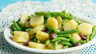 Greek-Style Green Bean & Potato Salad (Vegan Recipe for Lent)