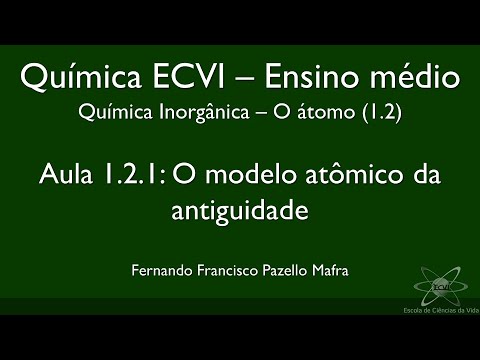 Química (Ensino Médio) ECVI - Aula 1.2.1: O modelo atômico da antiguidade