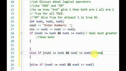 Conditional Statement| If else with multiple conditions| Example 10.2 | Sorting of three numbers