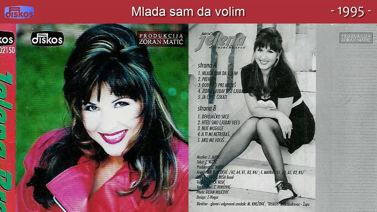 Jelena Brocic - Mlada sam da volim - (Audio 1995)