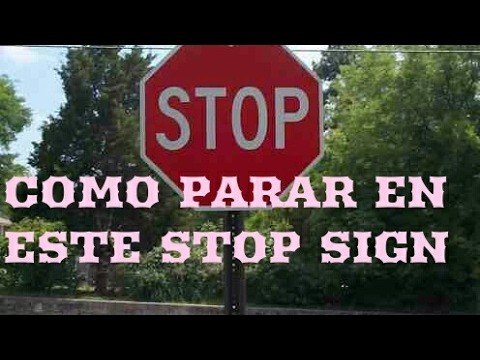 Video: ¿Cómo se lee una señal de no detenerse?