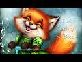 Fox Riding a Bike - SpeedPaint by Laguna 2026 | Drawing cute cartoon fox in Photoshop
