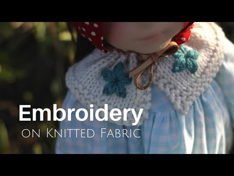 Embroidery over Knitting - Knitting Concepts 