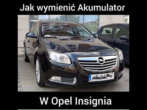 Jak wymienić akumulator w Opel Insignia ??