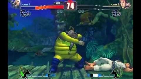 JWong (Rufus) vs Cuoi (Ryu) @ Game Unicon Singles SF4