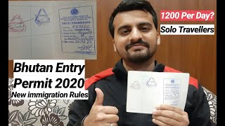 Bhutan ?? Entry Permit For Indians ?? Travellers 2020 || Documents Required & Immigration Detail