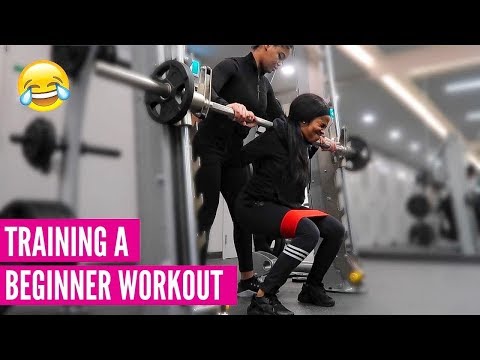 TRAINING A BEGINNER GLUTE & AB WORKOUT | HOW TO START, ADVICE & TIPS, ETC
