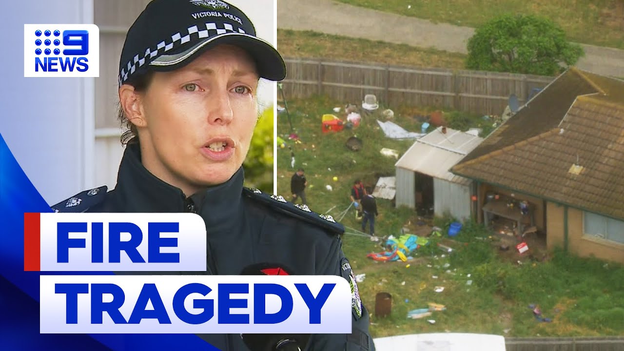 Two children killed in shed fire in Victoria | 9 News Australia - YouTube