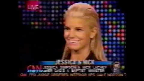 Jessica Simpson & Nick Lachey - Extra - Newlyweds & Larry King 10/14/03