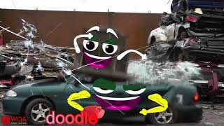 Amazing Powerful Excavator Destroys Car  Biggest Heavy Equipment Machines Destroy Cars woa doodle