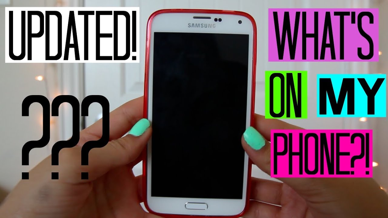 UPDATED! What's On My Samsung Galaxy S5 + Small Case Collection!