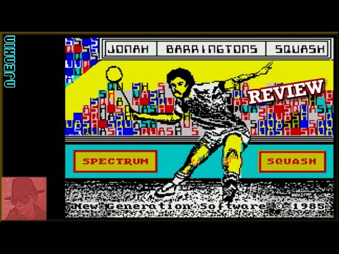 Jonah Barrington's Squash - on the ZX Spectrum 48K !! with Commentary