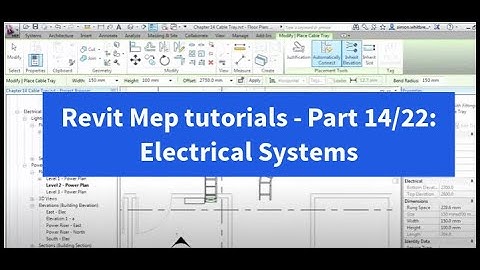Revit Mep tutorials - Part 14/22: Electrical Systems