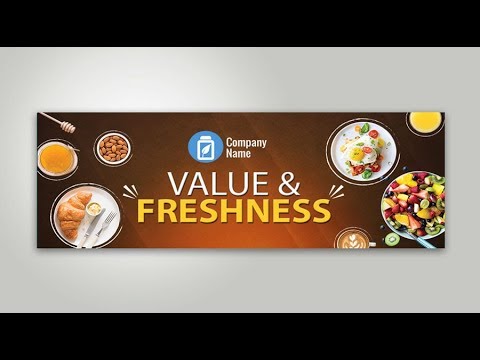 Banner Design In Photoshop In Urdu & Hindi | Photoshop Restaurant Food Banner Design in CS