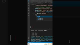 Secure Login System in Python #shorts #short #shortsfeed #share #shortvideo #studentprojects