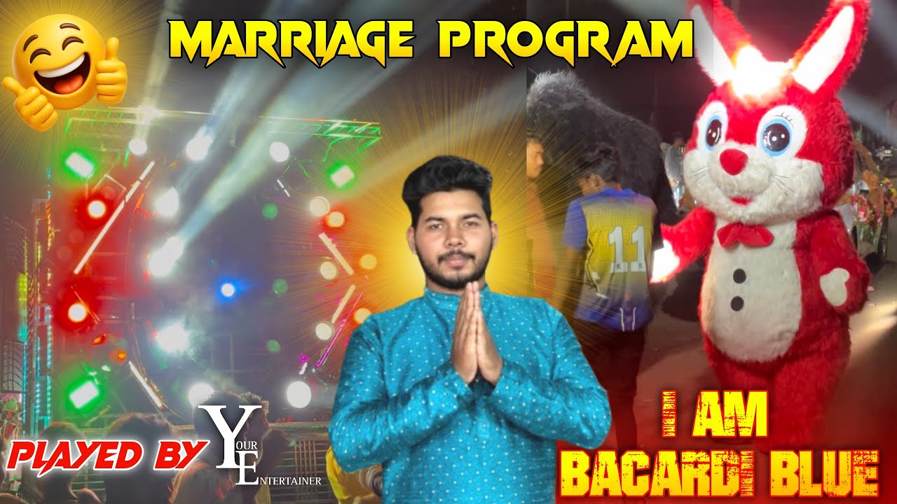 I AM BACARDI BLUE🔵 PLAYED BY YOUR ENTERTAINER 🔥❗MARRIAGE PROGRAM AT MBJ, ODISHA 😍CHECK IT❗#trending