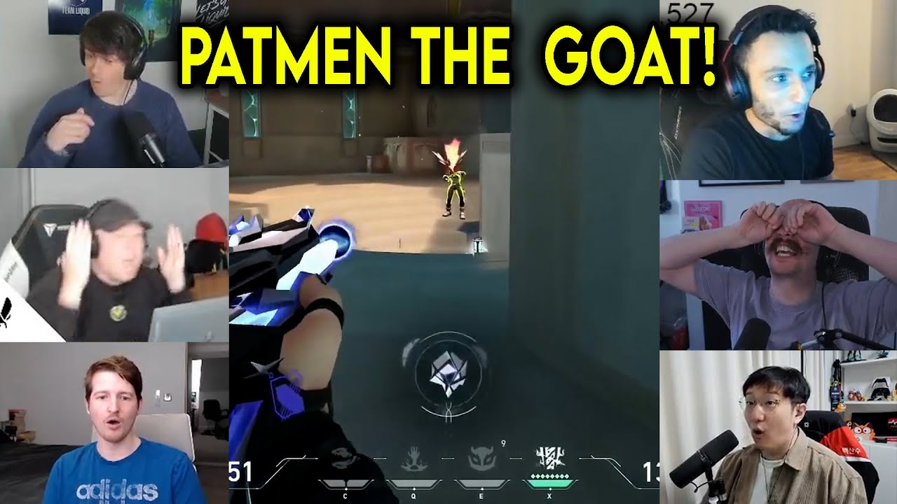 Valorant Streamers Reacts To PRX PatMen Insane 1v2 CLUTCH Against DRX In VCT