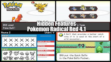 All In-Game Cheat Codes - Pokemon Radical Red 4.1