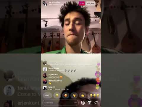 Daniel Caesar and Jacob Collier sing Hey Jude on Instagram live