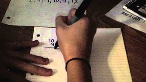 Math 206- Mean, Median and Mode