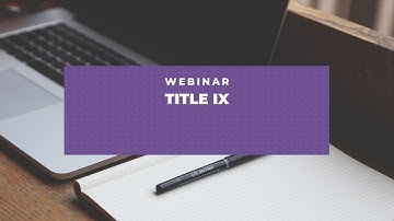 Webinar: Title IX