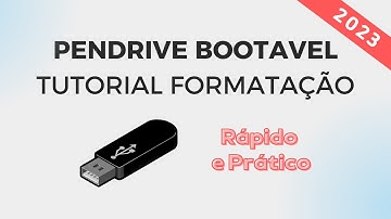 COMO CRIAR PENDRIVE BOOTAVEL, Criando pendrive bootavel com Rufus (2023)