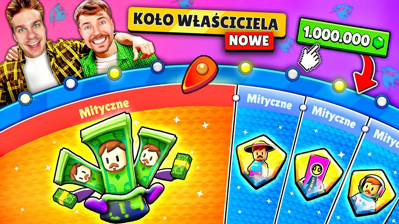 Wydałem *2000 ZŁ* ⚠️ na *NIEDOSTĘPNY* SKIN 🚫 (JEDYNY na ŚWIECIE) z MRBEAST 🇺🇸 w Stumble Guys! 🤑