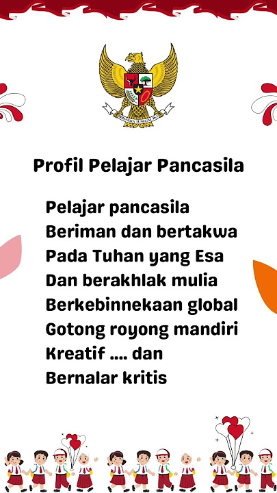 Lagu Dimensi Profil Pelajar Pancasila.