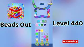 🎮 Beads Out Level 440 Walkthrough 🧩 | Tricky Bead Puzzle Solution | Mini Boss