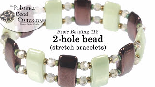 How to Make Stretch Bracelets with 2-hole Beads screenshot 1