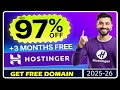 😱 Hostinger Coupon Code 2026– 97% OFF + FREE Domain (Ye Offer Miss Mat Karna!)