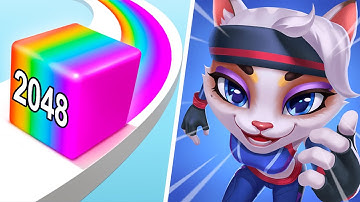 Jelly Run 2048 VS Runner Heroes - All Levels Gameplay Android,ios (Part 14)