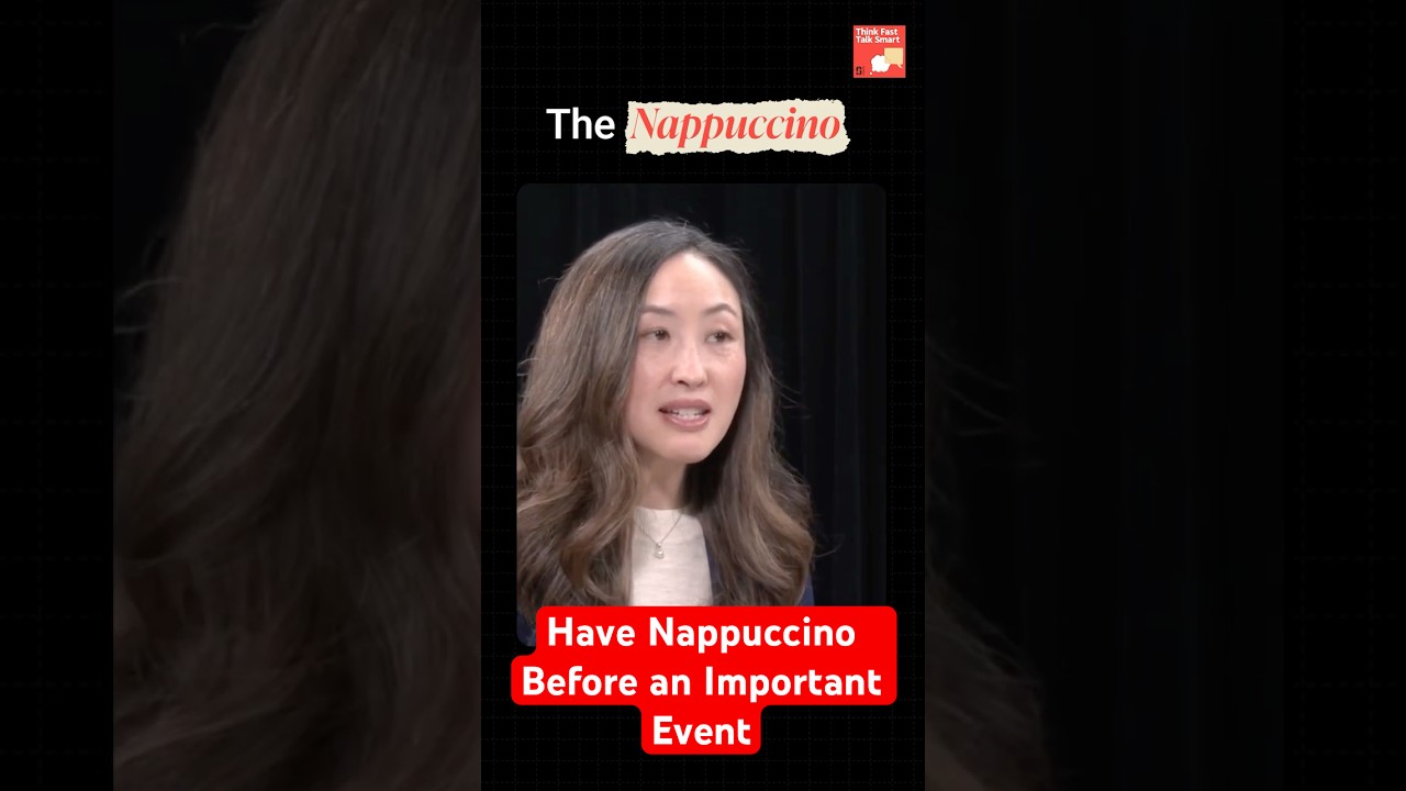 Have A Nappuccino Before An Important Event | Nappuccino Technique For Alertness By Dr. Cheri Mah