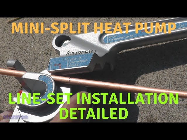 Mini-Split Heat Pump: Line-Set Installation, Detailed - YouTube