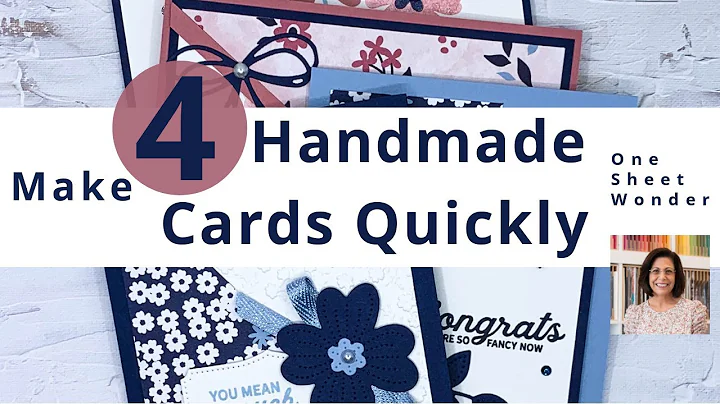 Make 4 Handmade Cards Quickly! An Irresistible One...