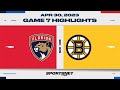 NHL Game 7 Highlights | Panthers vs. Bruins - April 30, 2023