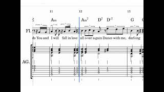 Bruno Mars - Dance With Me (Flute Solo + Guitar) PDF