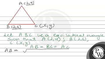 the coordinates of two vertices of an equilateral triangle are \( (2,4) \) and \( (2,6) \), then...