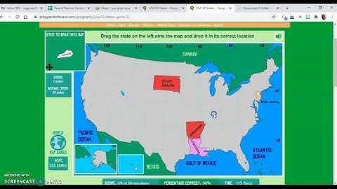 Sheppard Software US Geography Game