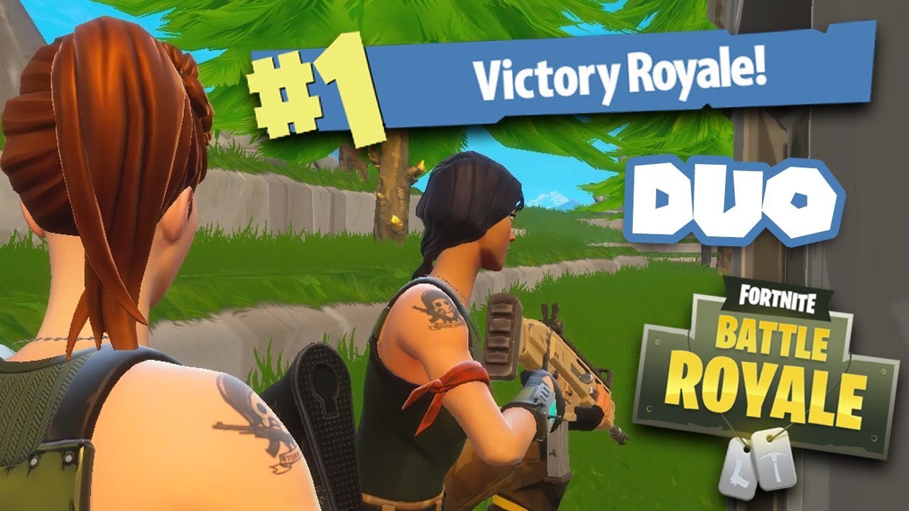 First Time Playing Duo With My Dad In Fortnite And Winning It