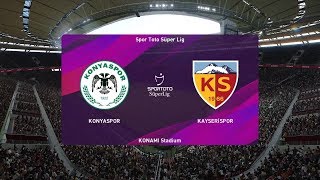 PES 2020 | Konyaspor vs Kayserispor - Turkey Super Lig | 29 September 2019 | Full Gameplay HD
