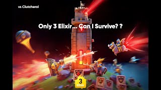 Can I Win with Just 3 Elixir? 😱 | Clash Royale 3 Elixir Challenge! 🔥