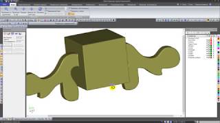 SurfMill 8 . 3D Sculptor .Объединение сетки