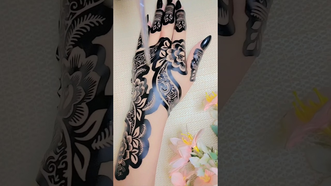 Beautiful taken mehndi design #shorts