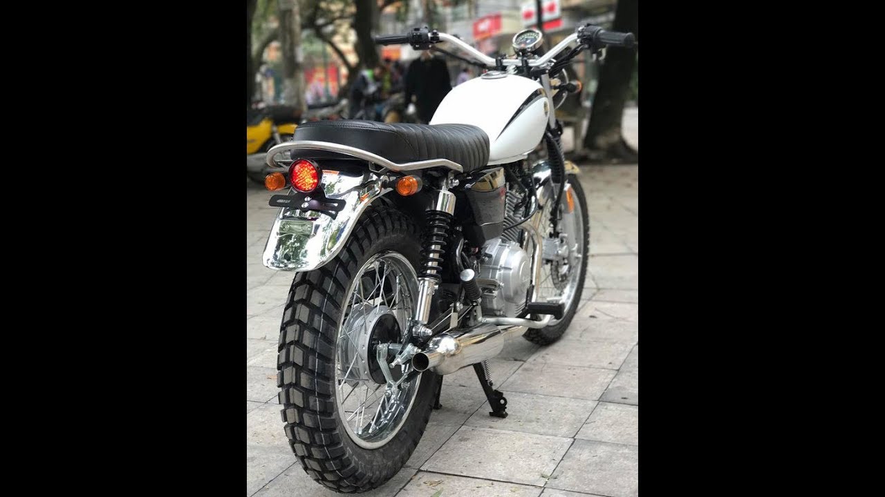 Yamaha YB125 SP 2017 độ scrambler đầu tiên tại Hà Nội... - youtube