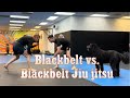 Black belt vs. Black belt Combat Jiu jitsu training.